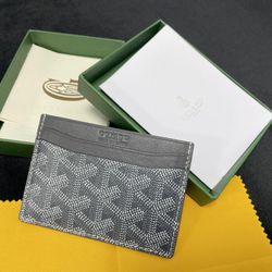  Goyard Saint Sulpice Card Holder Grey 