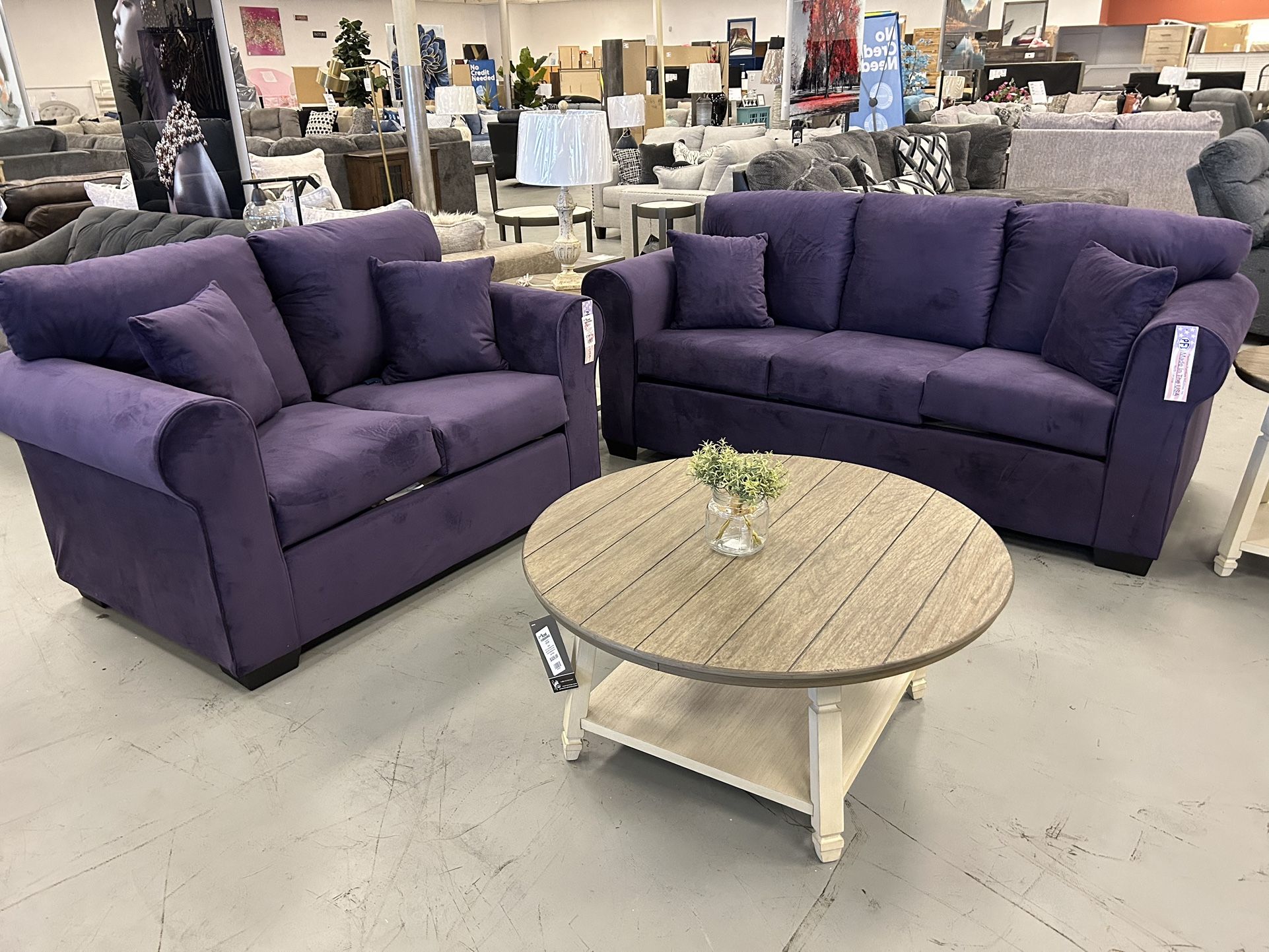 New Sofa And Loveseat