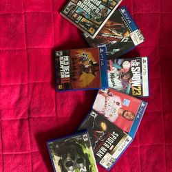PS3,PS4, & PS5 GAMES