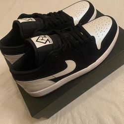 Air Jordan 1 Low Diamond White/black Size 12