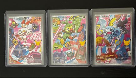 Pokemon First Partner Illustration Series 2 Galar Region Set