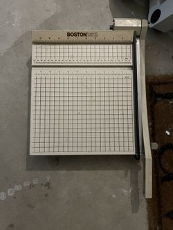 Boston 2612 Heavy Duty 12” Paper Cutter — Guillotine Trimmer