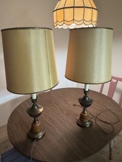Vintage Table Lamps – Set of 2