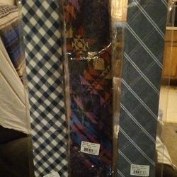 3 New Men's Neck Ties 