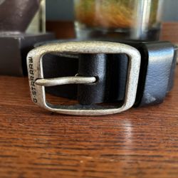 Gstar raw black leather  BRYN BELT size 30 in perfect condition 