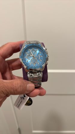 Sports master  men’s Quartz  chronograph  blue  dial  tachymaster date box