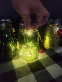 Light Up Mason Jars