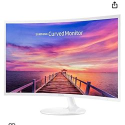 White Curved 27 Inch Monitor