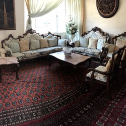 Victorian sofa set including living room.