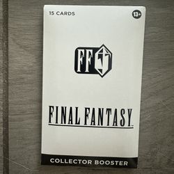 Magic: The Gathering MTG - Final Fantasy Collector Booster Sealed Pack