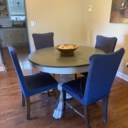 Antique Clawfoot table and chairs 