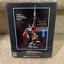 Conan The Barbarian - Arrow Video 4K UHD Remaster- New in Box