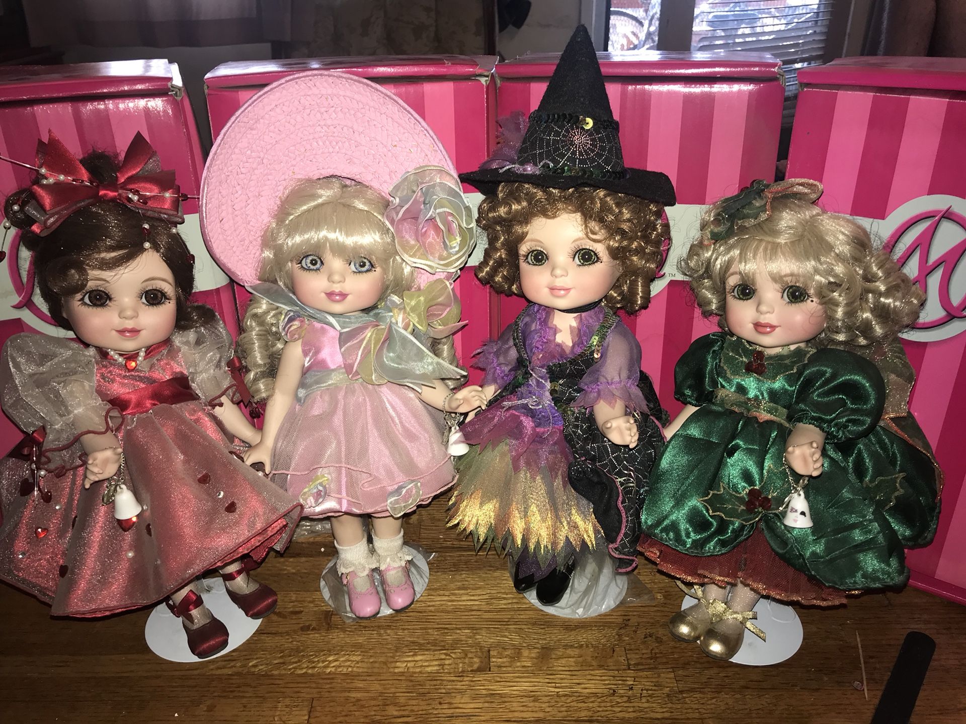 “Adora the Holiday’s” Adora Belle Porcelain Dolls by Marie Osmond