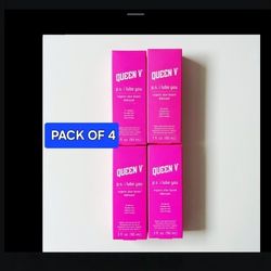Queen V P.S. I Lube You; Organic Aloe Based Personal Lubrica PACK OF 4