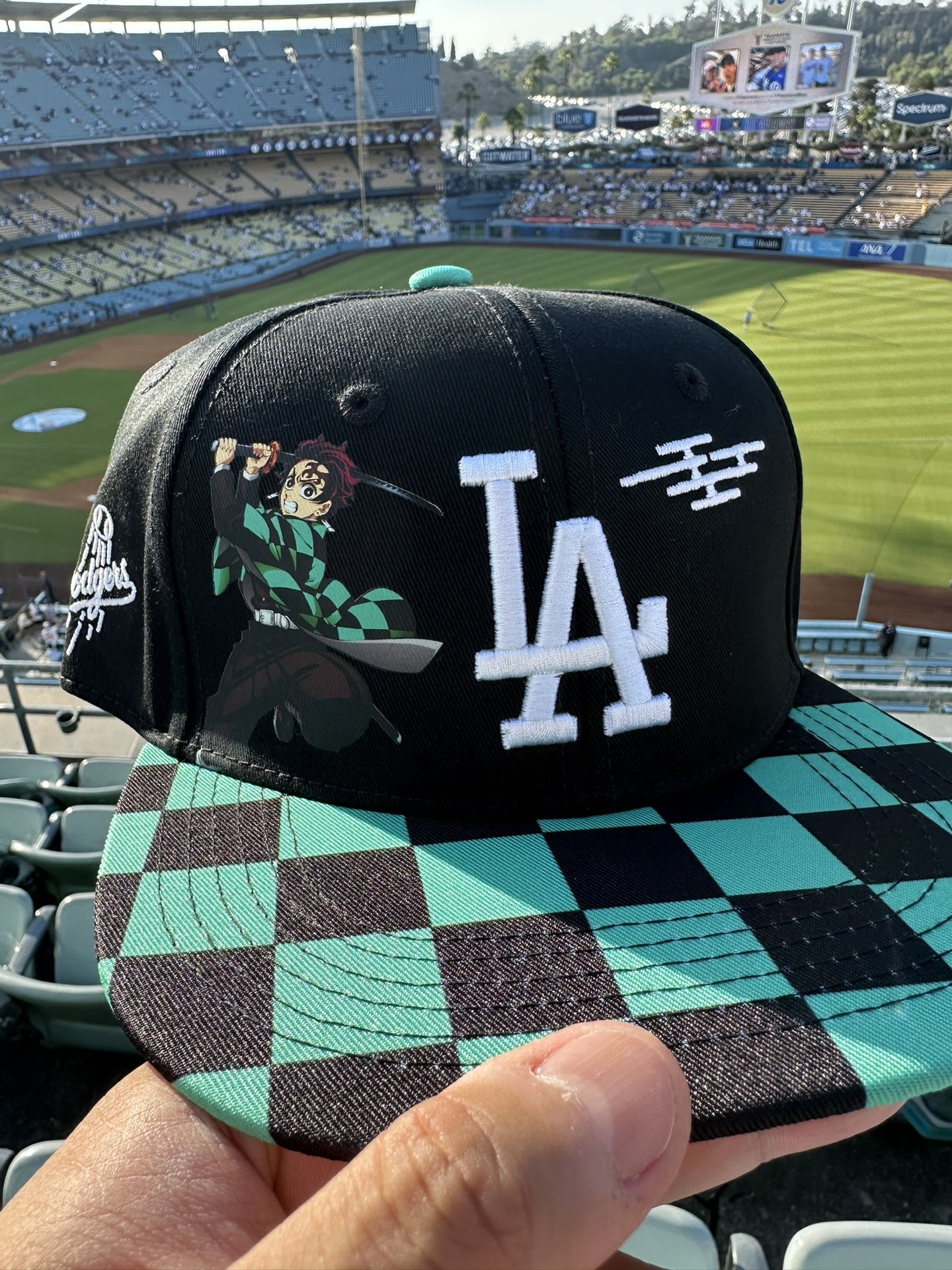 LA Dodgers x Demon Slayer Tanjiro Cap 2025