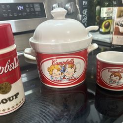 Vintage Campbell Soup decor