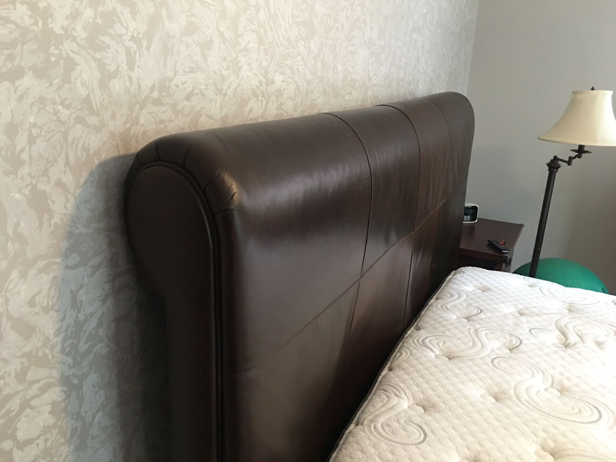 King Bed Leather Headboard 