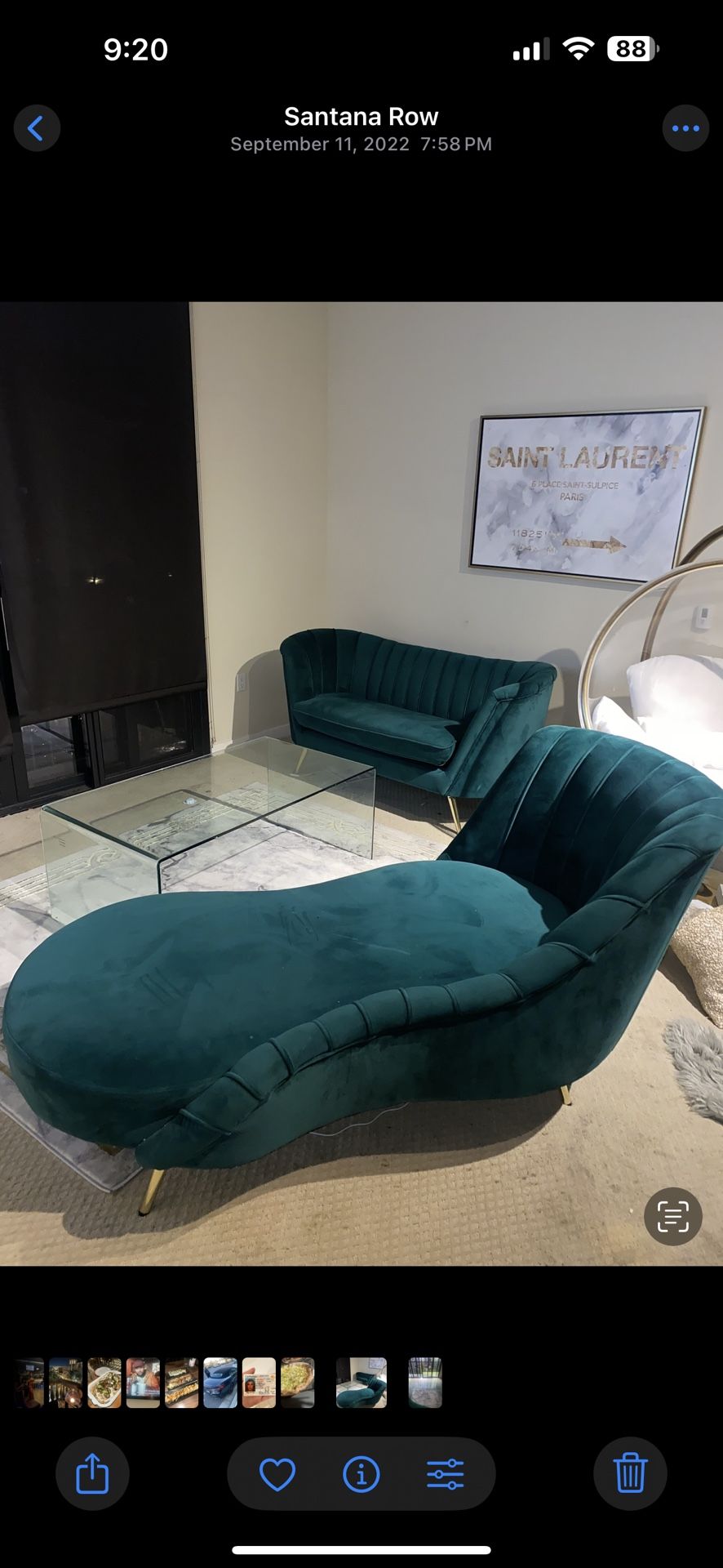 1 chaise Sofa 