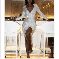 FRANCESCA SEQUIN DRESS