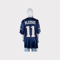 Vintage 2000 Drew Bledsoe #11 New England Patriots Jersey 