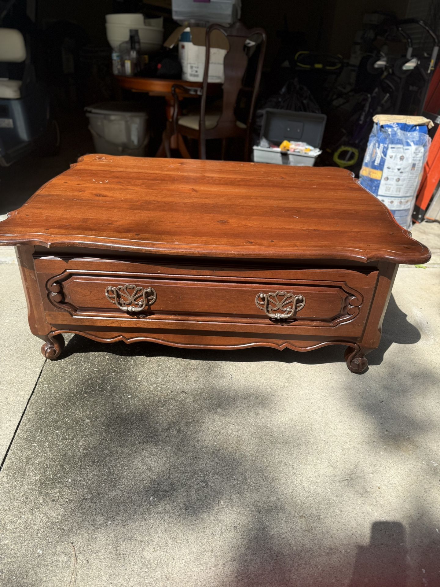 Traditional Wood Coffee Table