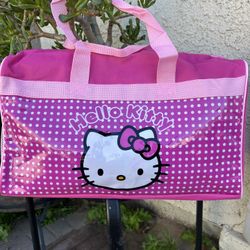 Hello Kitty duffel Bag NWT 