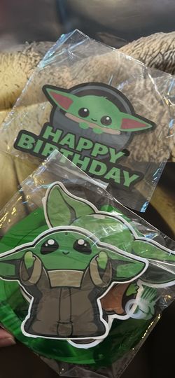 Baby yoda party supplies bundle new in package