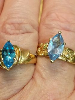 SOLID GOLD MARQUIS RING