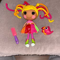Lalaloopsy Doll April Sun Splash Silly Hair   & Pet