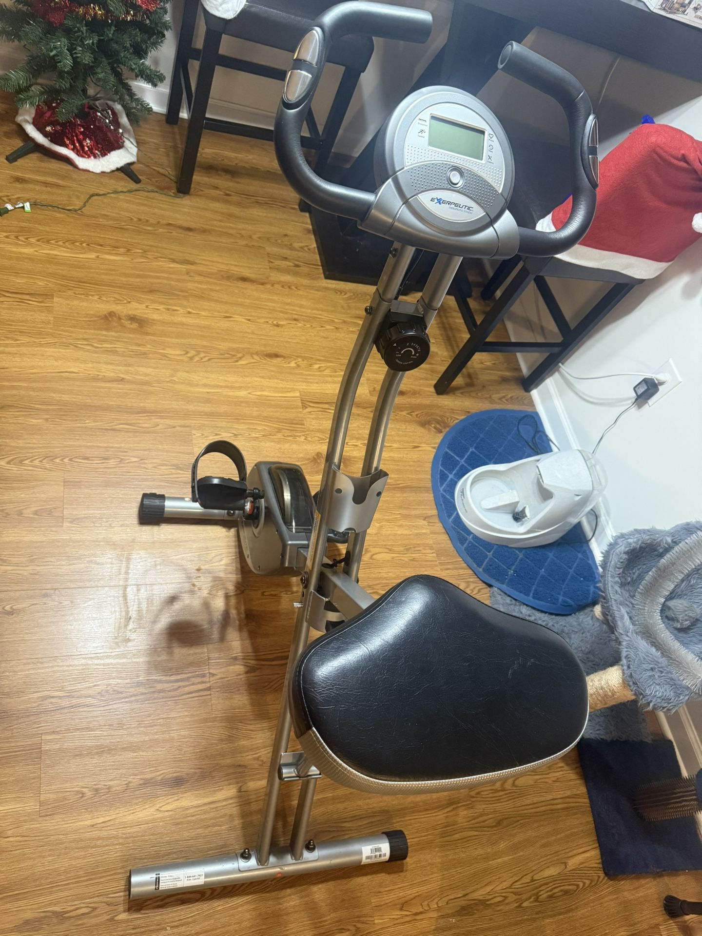 Exerpeutic Foldable Exercise Bike