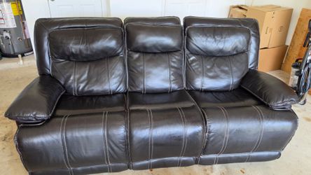 Costco Leather Sofa and Love Seat