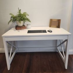 White Table Desk Island 