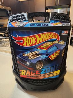ot wheels 100 car storage case with 80 hot wheel cars