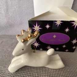Christopher Radko Reindeer Ornament With Box