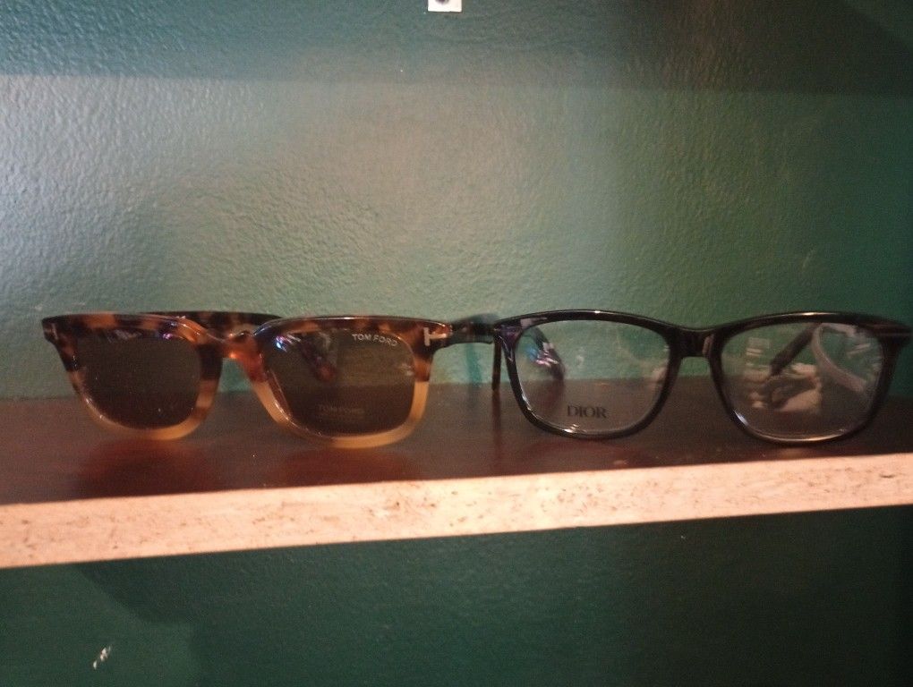 Tom Ford Sunglasses and Christian Dior Eyeglasses