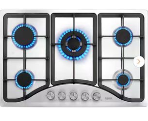 5 Burners Gas Cooktop Stove