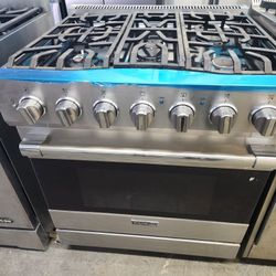 Viking Range 30 Inch Wide Gas Stainless Steel 