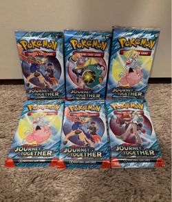Pokemon - Journey Together Booster Packs - $36