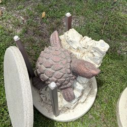Tropical turtle end tables