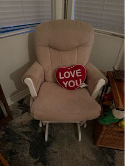 Beige Rocking Chair