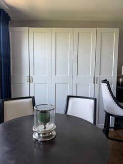 Large White Storage Wardrobe / Closet