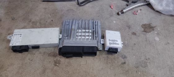 BMW E90 N52 DME, CAS, with assigned keyfob