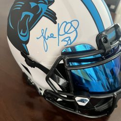 Luke Kuechly 2026 Hall Of Famer Signed Full-Size Helmet With Inscription