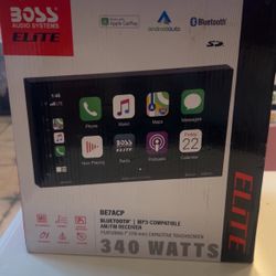 Boss Touch Screen Radio With Apple Car Play 