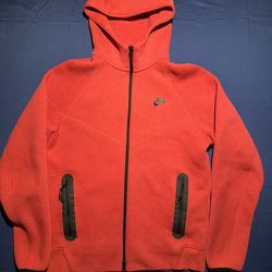 Nike Tech Fleece Hoodie Jacket Light University Red Men's M Medium