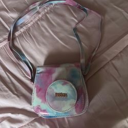 Instax Camera Holder Only Tie Dye Blue And Pink Print 