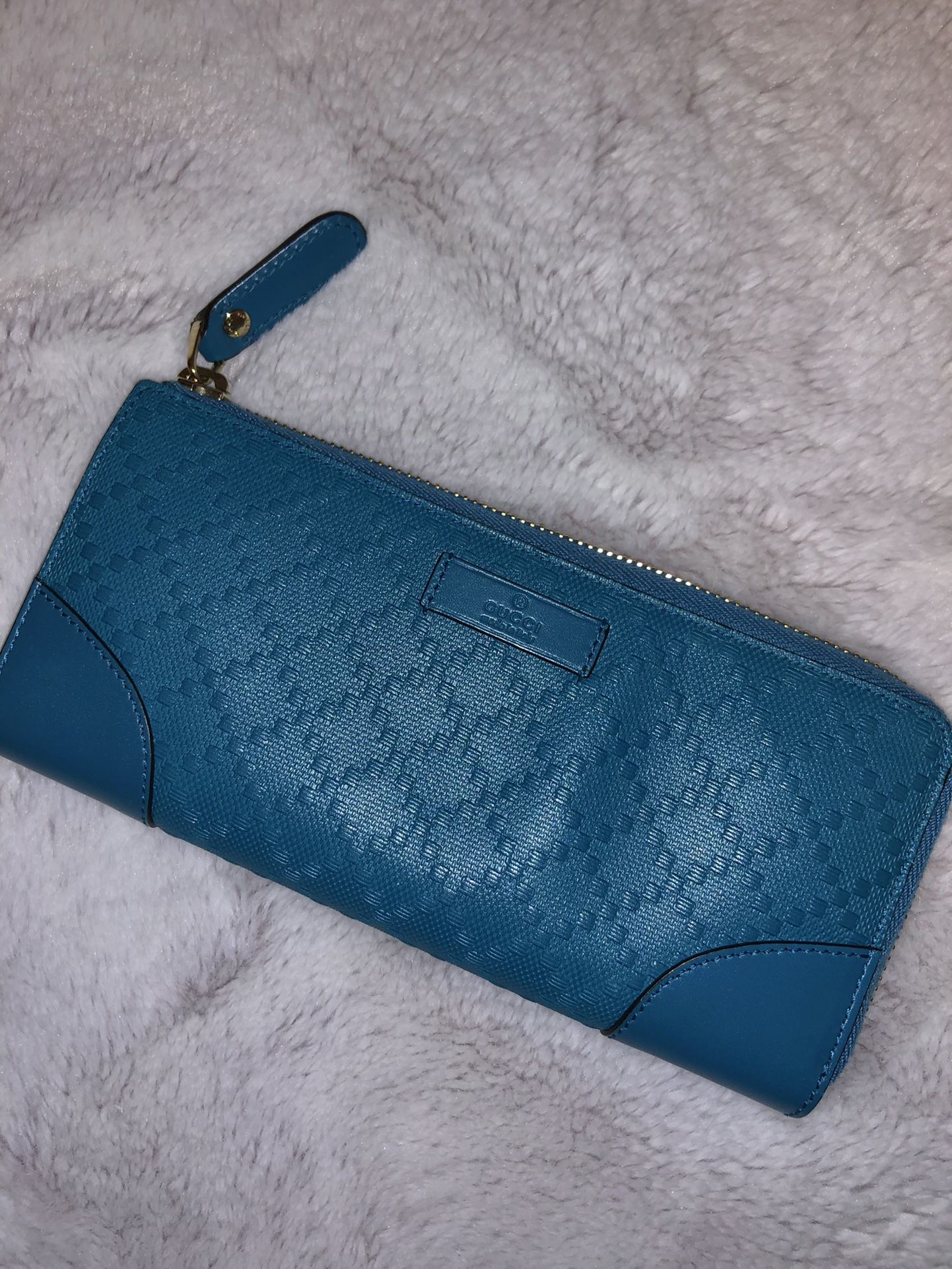 Turquoise Gucci Wallet 