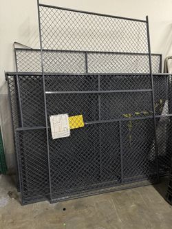 Warehouse Security Cage w/ Sliding Gate