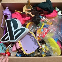 Box Of Mixed Toys Lot 