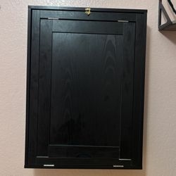 Black Floating Wall Desk